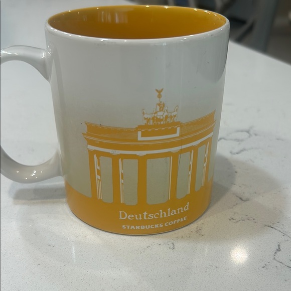 Starbucks White and Gold Mug Architectural Design - Picture 2 of 4